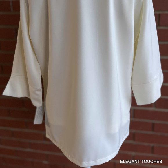 Sea Suns Collared Button Up Jacket Top Tank Set White Beaded vgt 2 pc SMALL - Picture 12 of 14